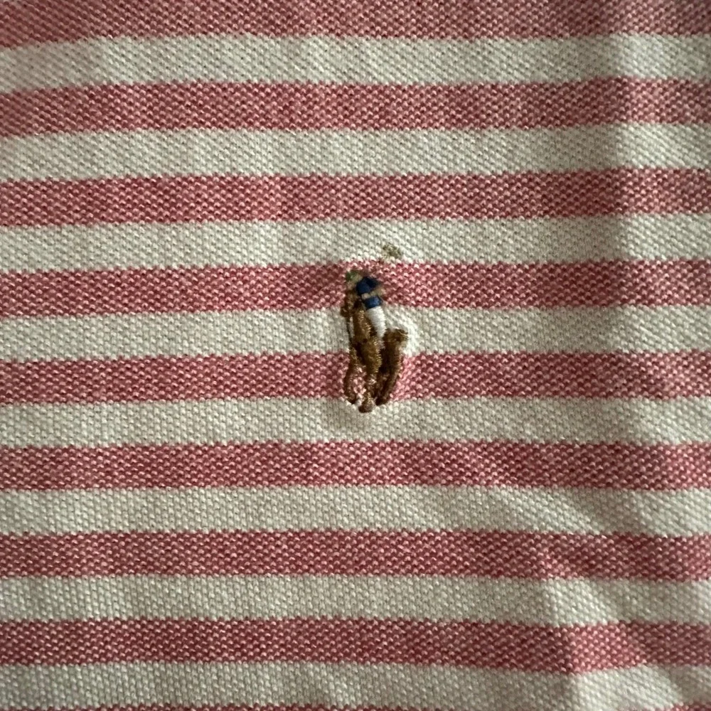 Polo Ralph Lauren Kids XL Boys Striped‎ Short Sleeve Polo Shirt Red White